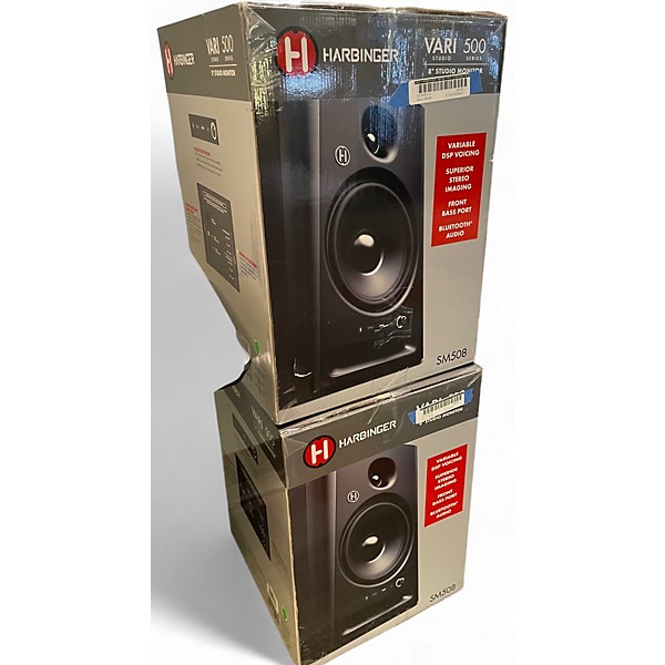 Used Harbinger SM508 PAIR Powered Monitor