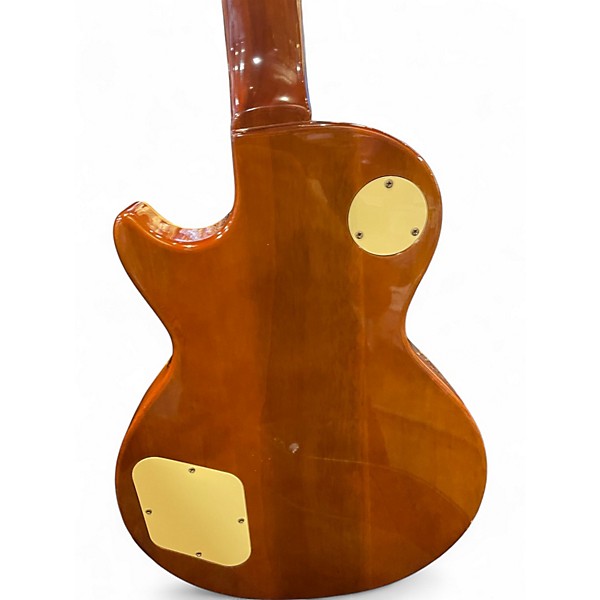 Used Burney SINGLE CUT Amber Solid Body Electric Guitar