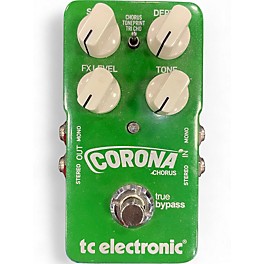 Used TC Electronic Corona Chorus Effect Pedal