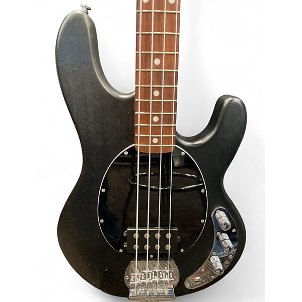 Used Sterling by Music Man Sub 4 Black Electric Bass Guitar