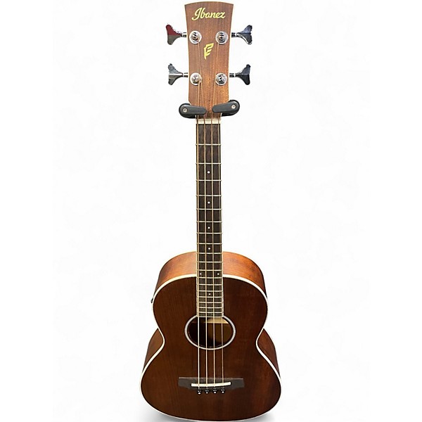 Used Ibanez PNB14E Mahogany Acoustic Bass Guitar
