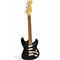 Used 2002 Fender Standard Stratocaster Black Solid Body Electric Guitar thumbnail