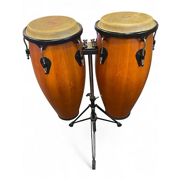 Pearl　Vintage Wood Conga　Made in Japan Used Pearl Primero Series conga pair Conga | Guitar Center