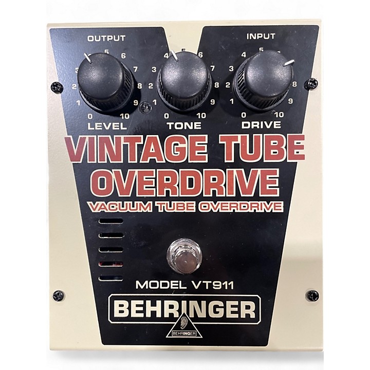 Used Behringer VT911 Vacuum Tube Overdrive Effect Pedal | Guitar