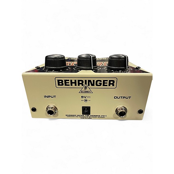 Used Behringer VT911 Vacuum Tube Overdrive Effect Pedal