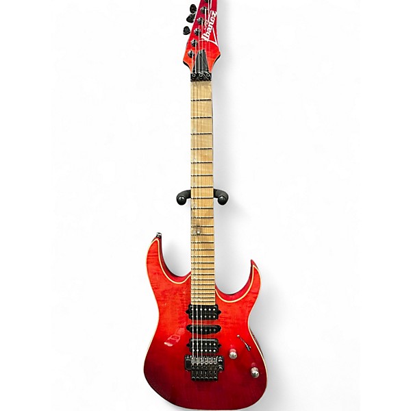Used Ibanez RG6PCMLTD-SRG Sunset Red Gradiation Solid Body Electric Guitar