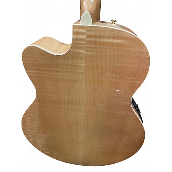 Used Fender CJ 290SCE Jumbo Natural Acoustic Electric Guitar