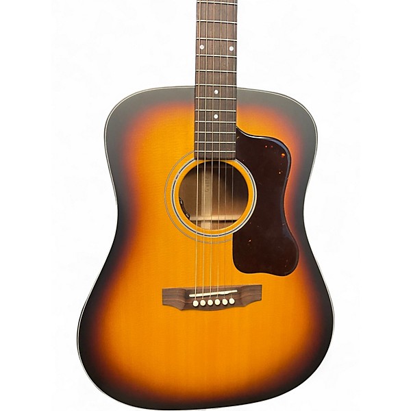 Used Guild CSR D40 Sunburst Acoustic Electric Guitar
