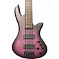 Used Schecter Guitar Research Stiletto Studio 5 String Trans Purple Electric Bass Guitar