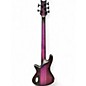 Used Schecter Guitar Research Stiletto Studio 5 String Trans Purple Electric Bass Guitar
