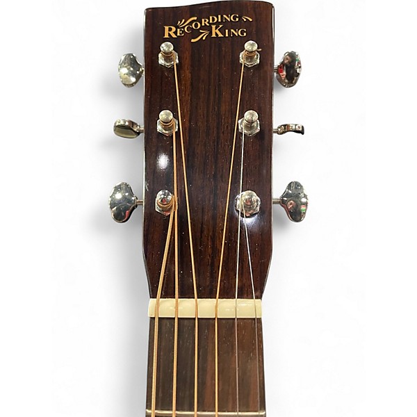 Used Recording King RO-318 Natural Acoustic Guitar