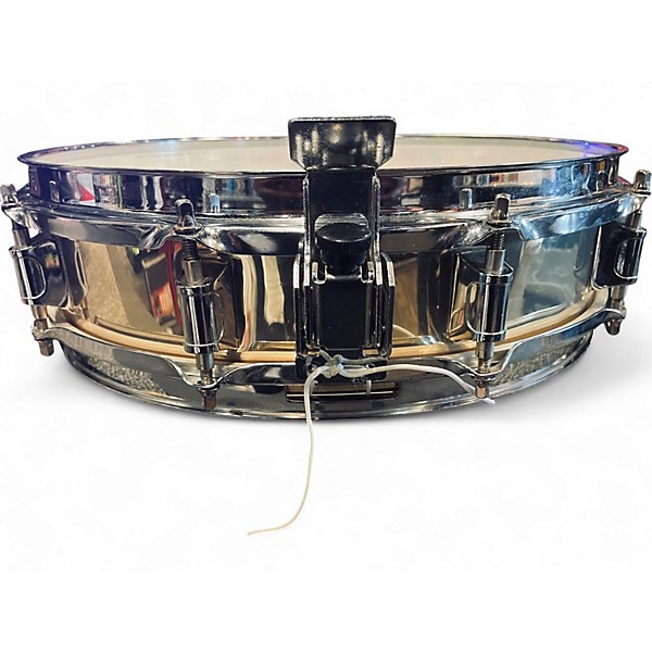 Used Remo 14X4.5 QUADRA PICCOLO SNARE  GOLD  Drum