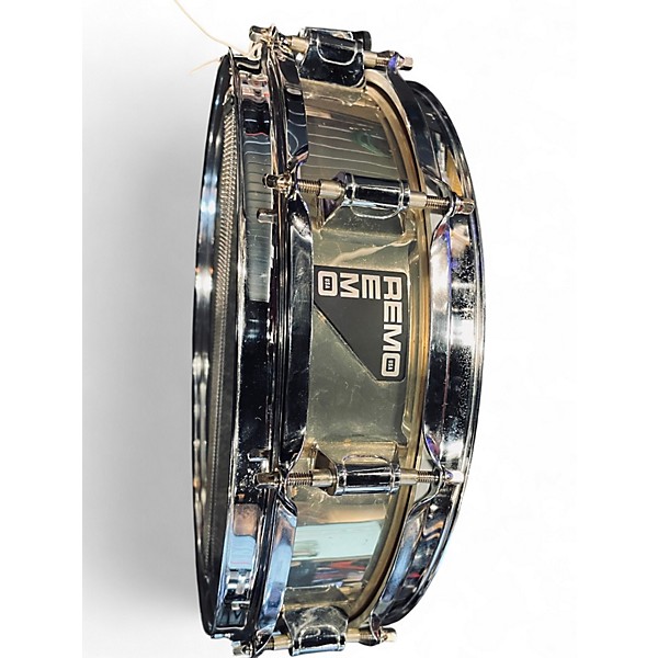 Used Remo 14X4.5 QUADRA PICCOLO SNARE  GOLD  Drum