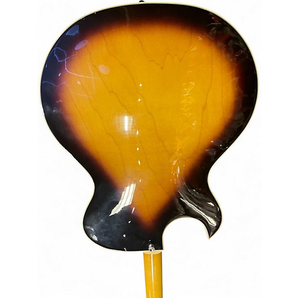 Used Washburn J3TSK 2 Color Sunburst Hollow Body Electric Guitar