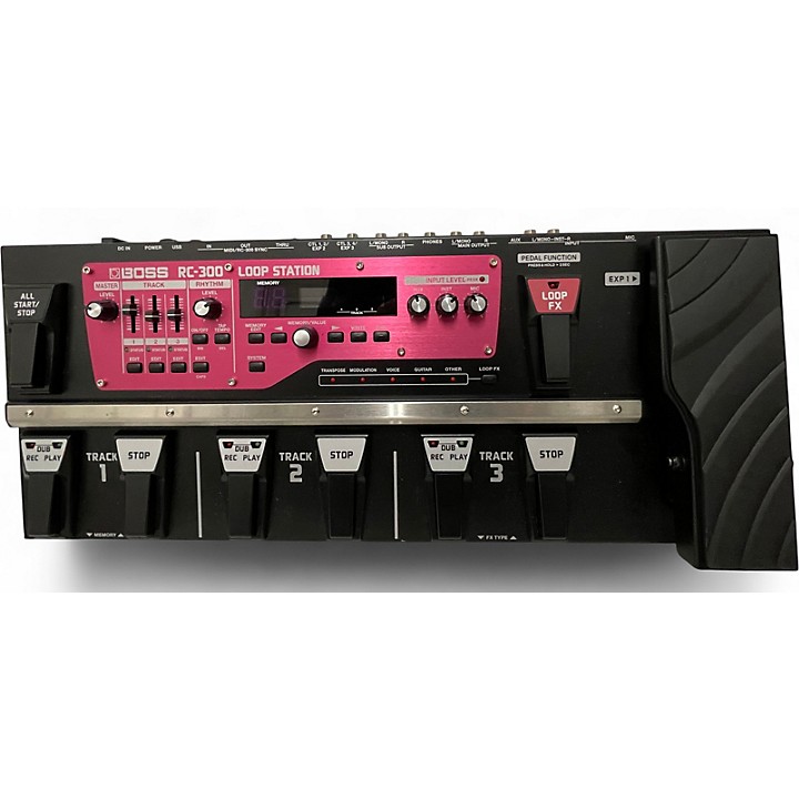ギター BOSS RC-300 Loop Station Amazon.com: Boss RC-300 Loop Station 3-track Looper Pedal