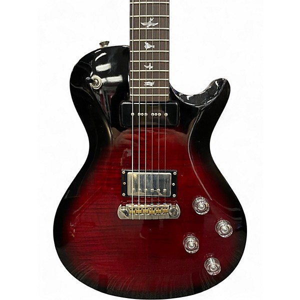 Used PRS SE Chris Robertson Crimson Red Burst Solid Body Electric Guitar