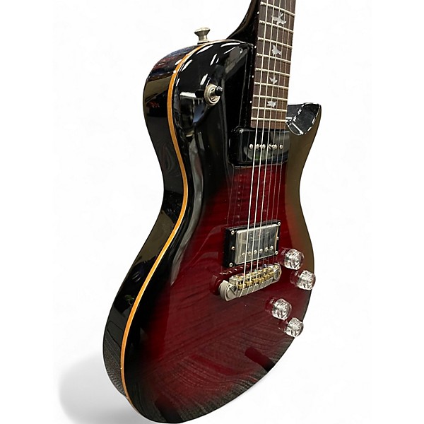 Used PRS SE Chris Robertson Crimson Red Burst Solid Body Electric Guitar