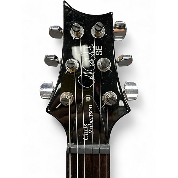 Used PRS SE Chris Robertson Crimson Red Burst Solid Body Electric Guitar