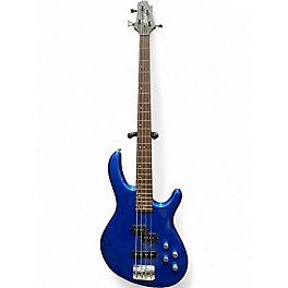 Used Cort Action Bass Plus Blue Electric Bass Guitar