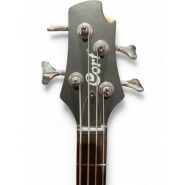 Used Cort Action Bass Plus Blue Electric Bass Guitar
