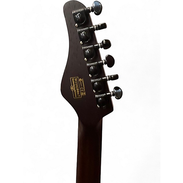 Used Schecter Guitar Research SUN VALLEY SHREDDER EXOTIC BLACK LIMBA NATURAL Solid Body Electric Guitar