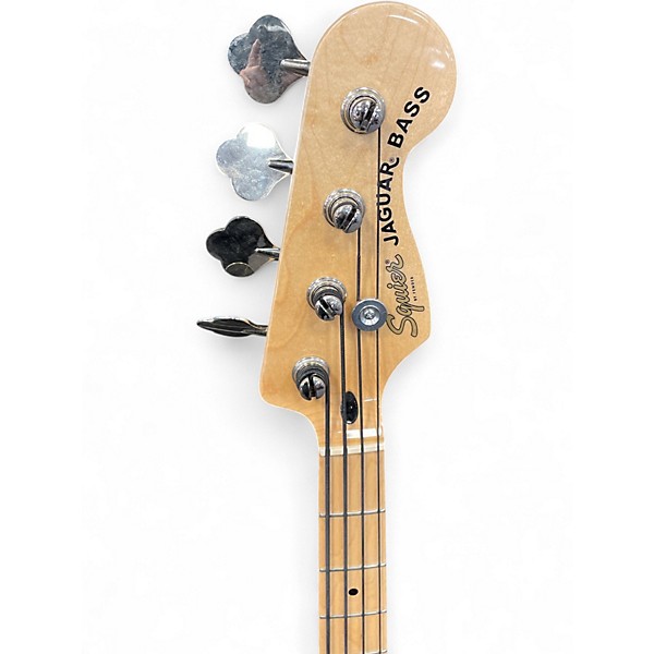 Used Squier jaguar bass Blue Electric Bass Guitar