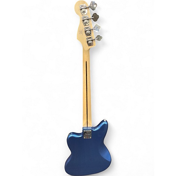 Used Squier jaguar bass Blue Electric Bass Guitar
