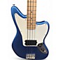 Used Squier jaguar bass Blue Electric Bass Guitar