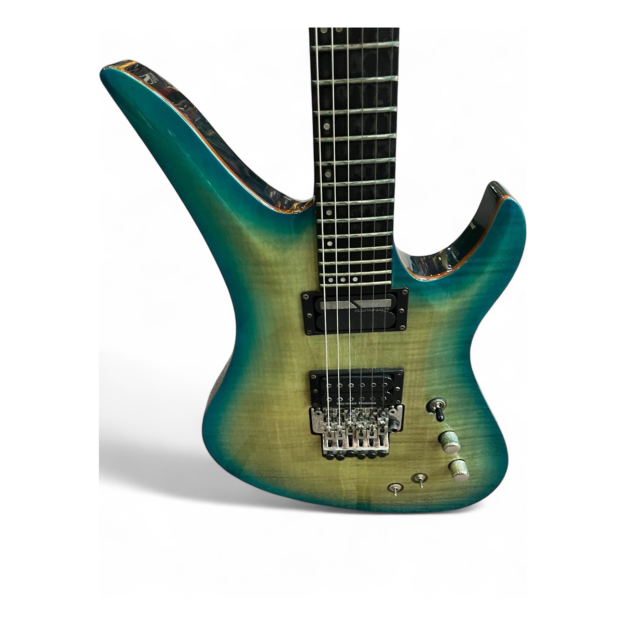Used Schecter Guitar Research BLACKJACK SLS DRAGON BURST