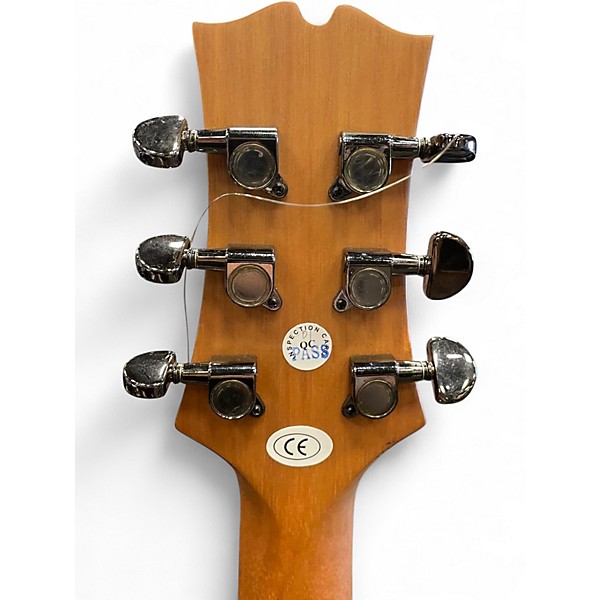 Used Mitchell MX430QAB Trans Black Acoustic Electric Guitar