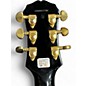Used 2003 Epiphone Les Paul Custom Black and Gold Solid Body Electric Guitar