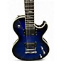 Used Schecter Guitar Research SOLO II SEE THRU BLUE BURST Solid Body Electric Guitar