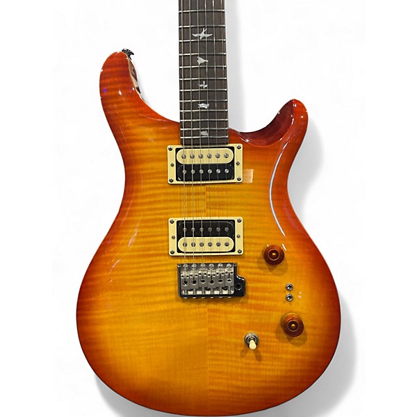 Used PRS SE Custom 24 2 Color Sunburst Solid Body Electric Guitar