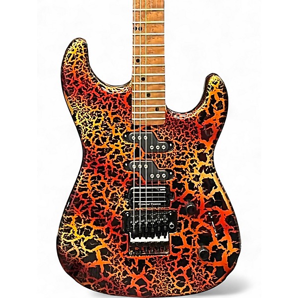 Used G&L LEGACY CUSTOM SHOP HSS LAVA BURST Solid Body Electric Guitar