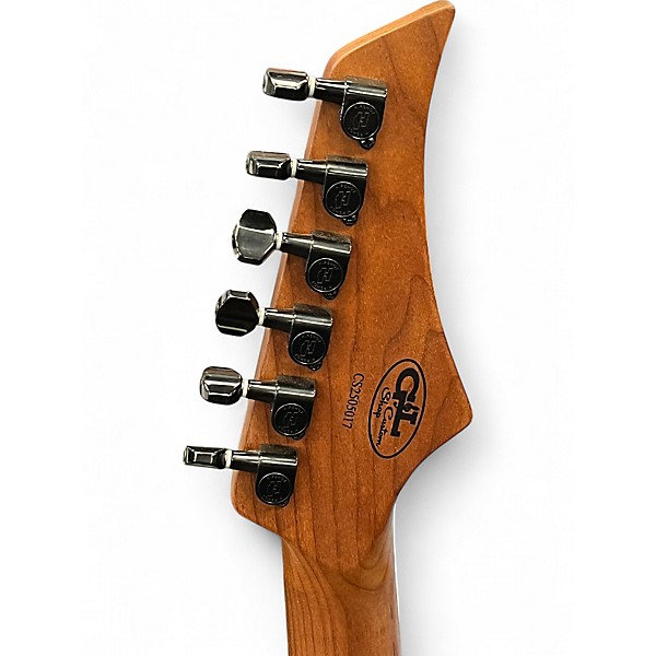 Used G&L LEGACY CUSTOM SHOP HSS LAVA BURST Solid Body Electric Guitar