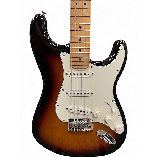 Used Fender Player Stratocaster 3 Tone Sunburst Solid Body Electric Guitar