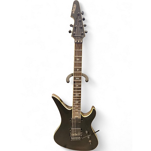 Used Schecter Guitar Research FR SLS Elite Evil Twin Black Solid Body Electric Guitar