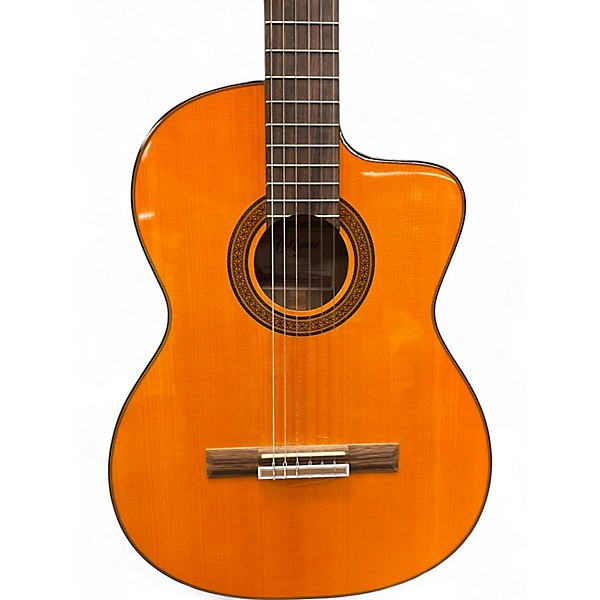 Used Takamine GC5CE Natural Classical Acoustic Electric Guitar