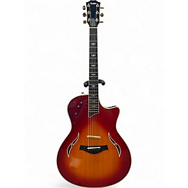 Used Taylor T5C Custom Cherry Sunburst Hollow Body Electric Guitar