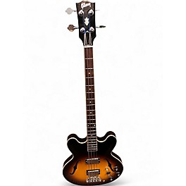 Used 2013 Gibson ES335 MEMPHIS BASS 2 Tone Sunburst Electric Bass Guitar