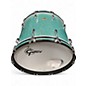 Used Gretsch Drums 5 Piece USA CUSTOM Turquoise Glass Drum Kit