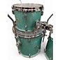 Used Gretsch Drums 5 Piece USA CUSTOM Turquoise Glass Drum Kit