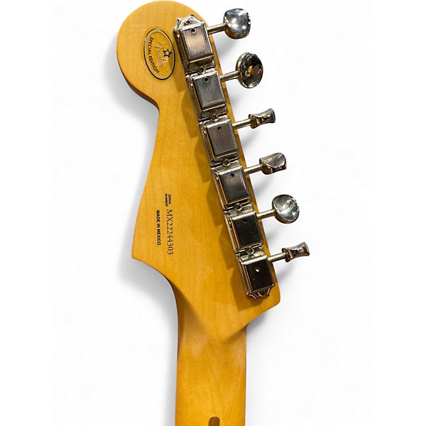 Used Fender H.E.R. Stratocaster Blue Marlin Solid Body Electric Guitar