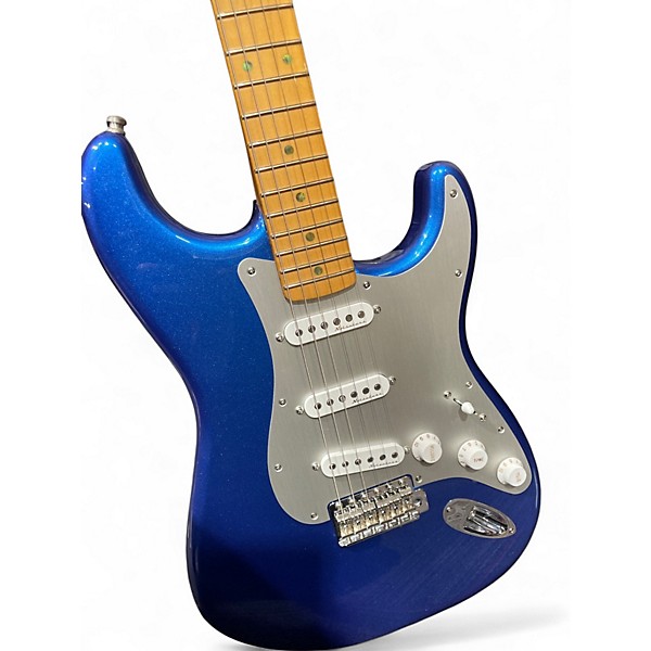Used Fender H.E.R. Stratocaster Blue Marlin Solid Body Electric Guitar