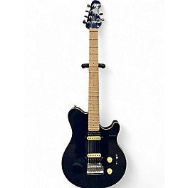 Used Sterling by Music Man Sub AX3 Axis Trans Blue Solid Body Electric Guitar
