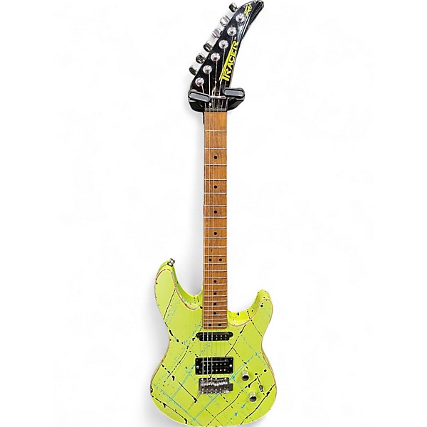 Used Peavey TRACER YELLOW SPLATTER Solid Body Electric Guitar