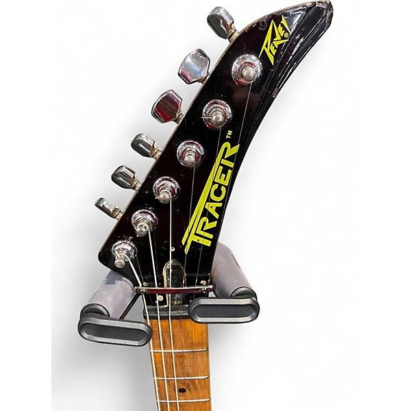 Used Peavey TRACER YELLOW SPLATTER Solid Body Electric Guitar