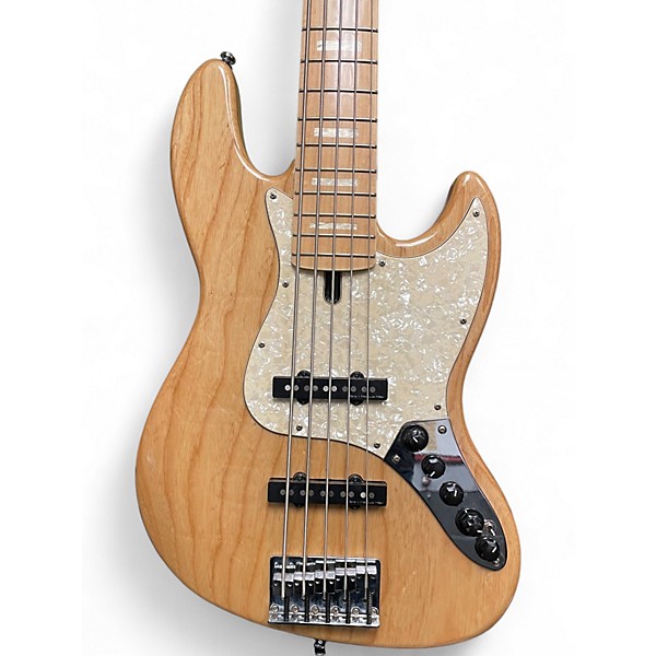Used Sire Marcus Miller V7 Swamp Ash 5 String Natural Electric Bass Guitar