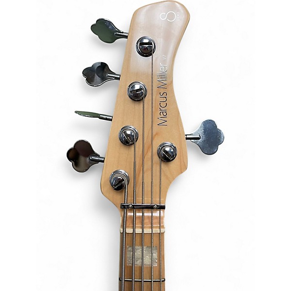 Used Sire Marcus Miller V7 Swamp Ash 5 String Natural Electric Bass Guitar