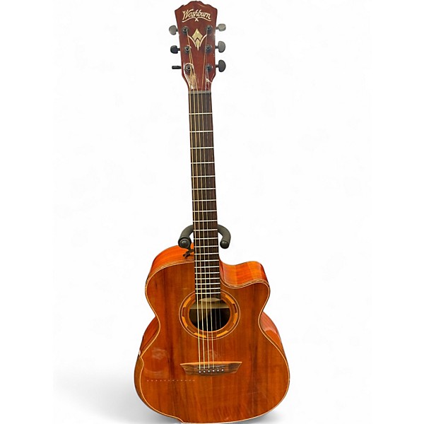 Used Washburn WCG55CE Mahogany Acoustic Electric Guitar